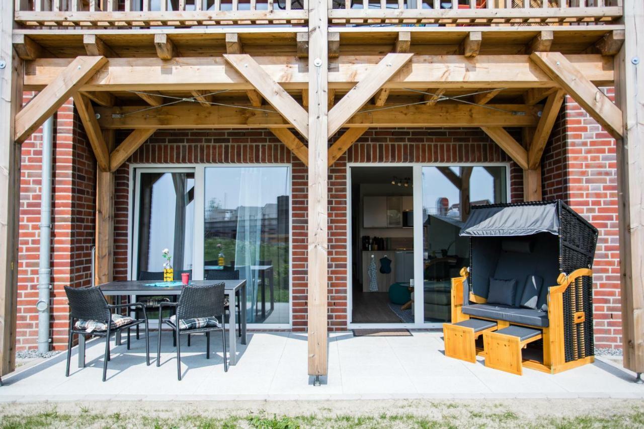 Strandchalet Elmo I in Wremen Esterno foto